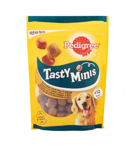PEDIGREE CANE SNACK TASTY MINIS POLLO E ANATRA DA 130 GR