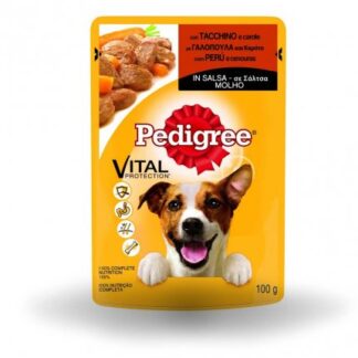 Pedigree cane vital protection tacchino e carote in salsa da 100 gr in busta