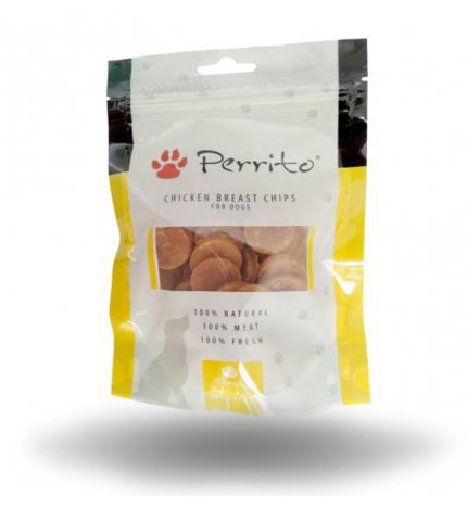 Perrito cane snack monetine di pollo da 100 gr