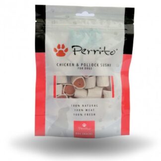 Perrito cane snack sushi di pollo e merluzzo da 100 gr
