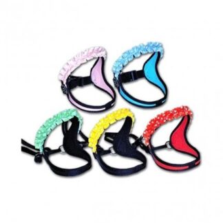 Pettorina fashion plisse' misura 1 rosso