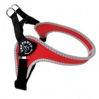 Pettorina sottopancia bordo rinfrangente misura 1 rosso