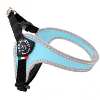 Pettorina sottopancia bordo rinfrangente misura 1,5 azzurro