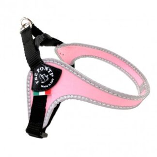 Pettorina sottopancia bordo rinfrangente misura 1,5 rosa