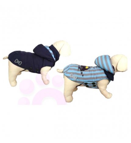 Piumino reversibile new york 30cm blu