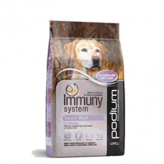 Podium immuny system cane adult senior meat da 12 kg