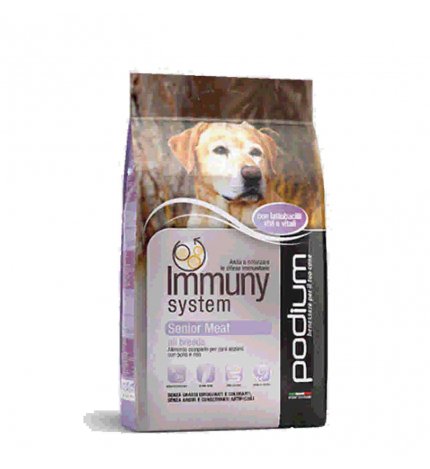 Podium immuny system cane adult senior meat da 12 kg