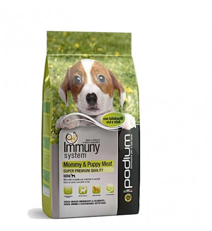 Podium immuny system cane puppy e mommy mini meat da 1,5 kg