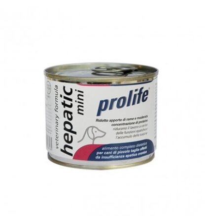 PROLIFE VETERINARY FORMULA CANE HEPATIC MINI DA 200 GR IN LATTINA
