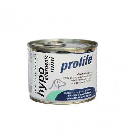 PROLIFE VETERINARY FORMULA CANE HYPOALLERGENIC MINI DA 200 GR IN LATTINA