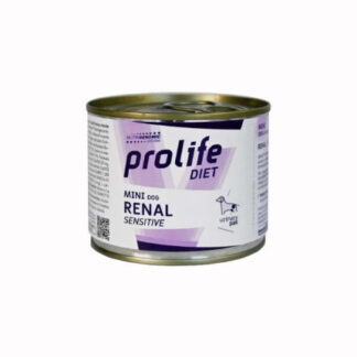 PROLIFE VETERINARY FORMULA CANE RENAL SENSITIVE MINI DA 200 GR IN LATTINA