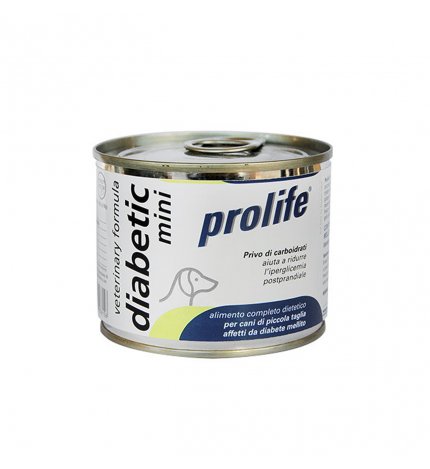 PROLIFE VETERINARY FORMULA DIABETIC MINI DA 200 GR IN LATTINA