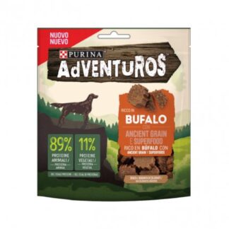 PURINA ADVENTUROS SNACK CANE RICCO IN BUFALO CON ANCIENT GRAIN E SUPERFOOD DA 120 GR
