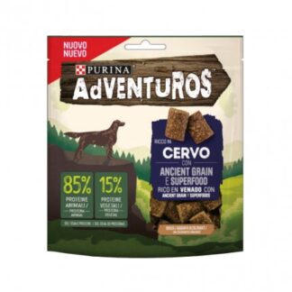 PURINA ADVENTUROS SNACK CANE RICCO IN CERVO CON ANCIENT GRAIN E SUPERFOOD DA 120 GR
