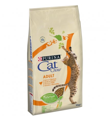 PURINA CHOW CAT GATTO ADULT AL POLLO DA 10 KG