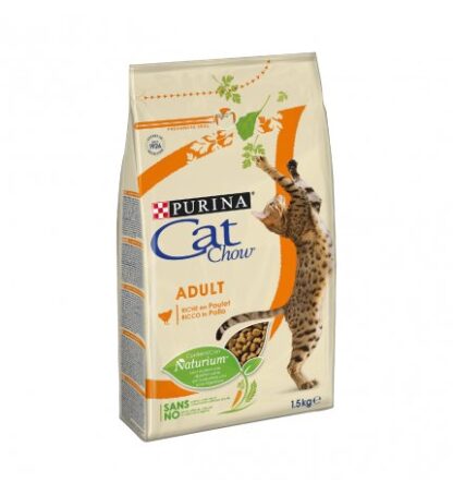 PURINA CHOW CAT GATTO ADULT AL POLLO DA 1,5 KG