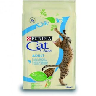 PURINA CHOW CAT GATTO ADULT AL SALMONE DA 10 KG