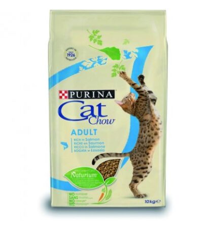 PURINA CHOW CAT GATTO ADULT AL SALMONE DA 10 KG