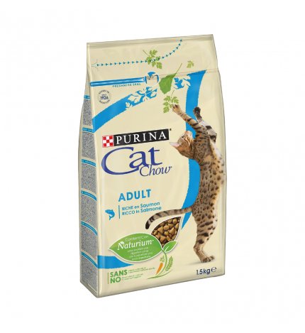 PURINA CHOW CAT GATTO ADULT AL SALMONE DA 1,5 KG