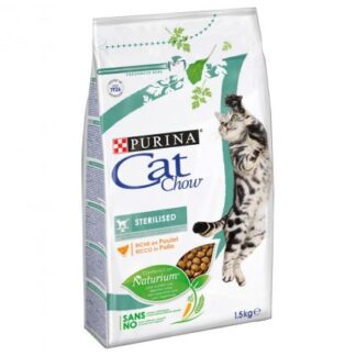 PURINA CHOW CAT GATTO ADULT STERILISED AL POLLO DA 1,5 KG