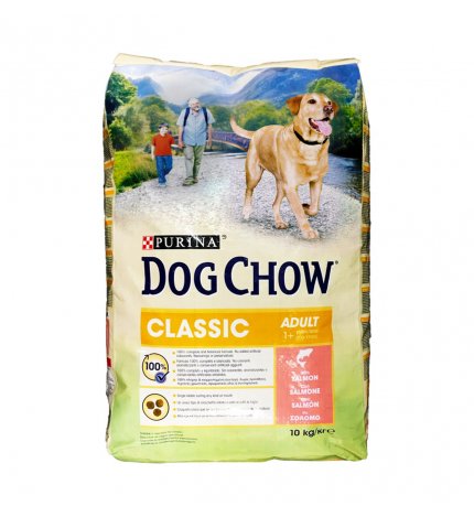 PURINA CHOW DOG CLASSIC AL SALMONE DA 10 KG