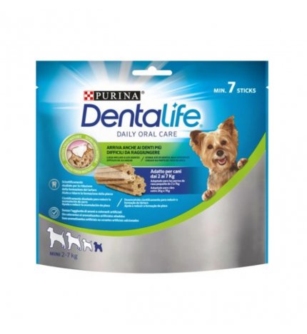 PURINA DENTALIFE SNACK CANE DAILY ORALCARE EXTRA SMALL 7 PEZZI 69 GR