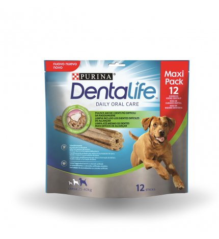 PURINA DENTALIFE SNACK CANE DAILY ORALCARE LARGE 12 PEZZI 426 GR