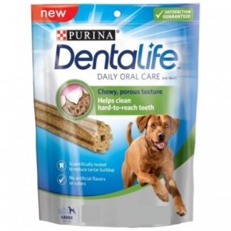 PURINA DENTALIFE SNACK CANE  DAILY ORALCARE LARGE 4 PEZZI 142 GR