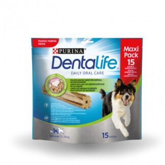 PURINA DENTALIFE SNACK CANE DAILY ORALCARE MEDIUM 15 PEZZI 345 GR