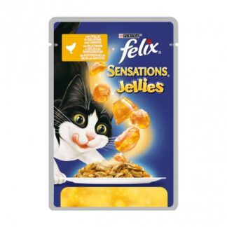 PURINA FELIX SENSATIONS GATTO AL POLLO E CAROTE DA 100 GR IN BUSTA