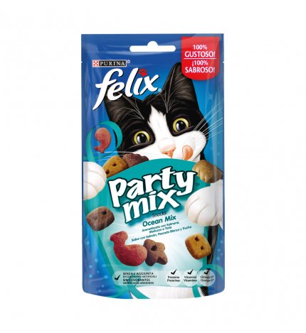 PURINA FELIX SNACK GATTO PARTY MIX OCEANO DA 60 GR