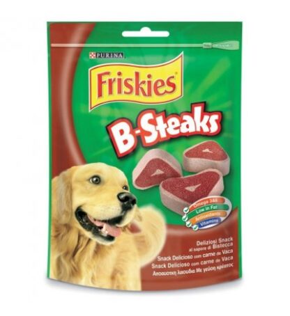 PURINA FRISKIES SNACK CANE B-STEAKS DA 150 GR