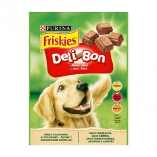 PURINA FRISKIES SNACK CANE DELIBON AL MANZO DA 130 GR