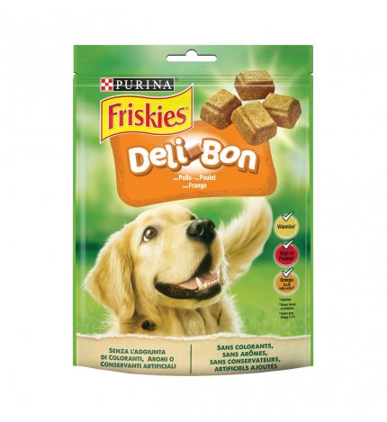 PURINA FRISKIES SNACK CANE DELIBON AL POLLO DA 130 GR