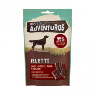 Purina adventuros snack cane filetti di manzo da 70 gr