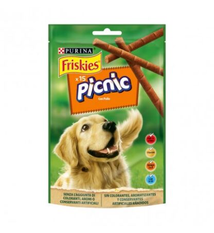 PURINA FRISKIES SNACK CANE PICNIC CON POLLO DA 126 GR