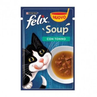 PURINA GATTO FELIX SOUP CON TONNO DA 48 G