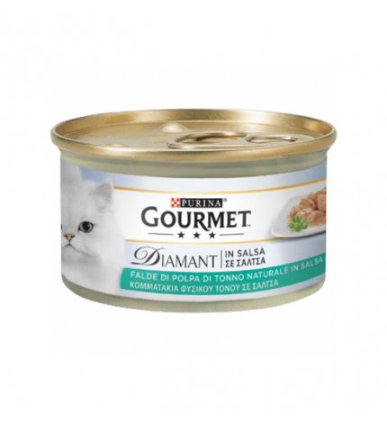 PURINA GOURMET DIAMANT GATTO FALDE DI POLPA DI TONNO DA 85 GR IN LATTINA