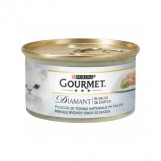 PURINA GOURMET DIAMANT GATTO CON FIOCCHI DI TONNO DA 85 GR IN LATTINA