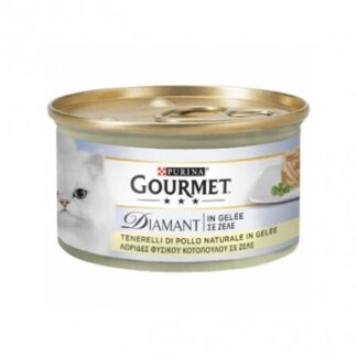PURINA GOURMET DIAMANT GATTO JELLY AL POLLO DA 85 GR IN LATTINA