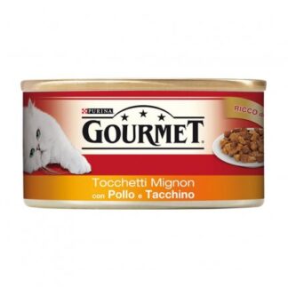PURINA GOURMET GATTO AL POLLO E TACCHINO DA 195 GR IN LATTINA