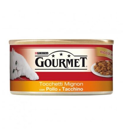 PURINA GOURMET GATTO AL POLLO E TACCHINO DA 195 GR IN LATTINA