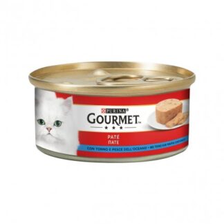PURINA GOURMET GATTO AL TONNO E PESCE OCEANICO DA 195 GR IN LATTINA