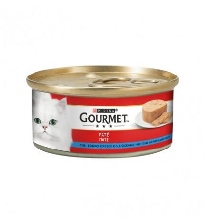 PURINA GOURMET GATTO AL TONNO E PESCE OCEANICO DA 195 GR IN LATTINA