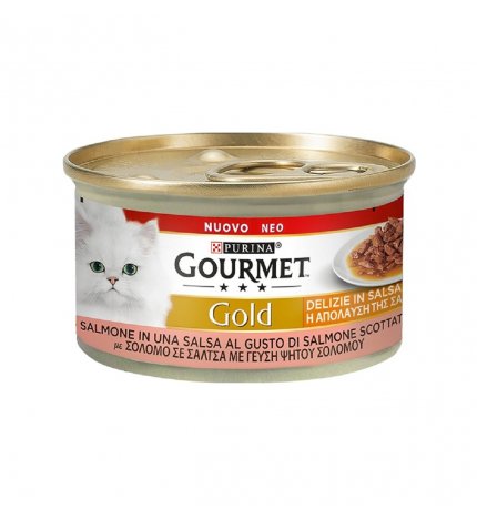 PURINA GOURMET GATTO DELIZIE IN SALSA CON SALMONE DA 85 G