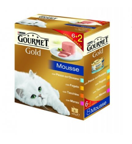 PURINA GOURMET GOLD GATTO 8 LATTINE DA 85 GR