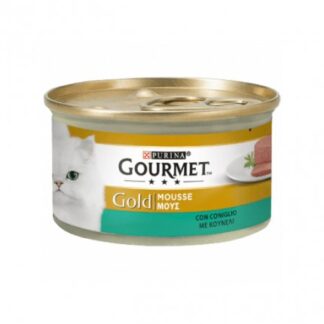 PURINA GOURMET GOLD GATTO AL CONIGLIO DA 85 GR IN LATTINA