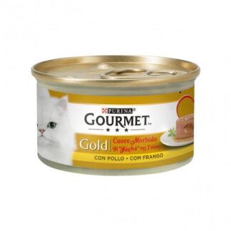 PURINA GOURMET GOLD GATTO CUORE MORBIDO DI POLLO DA 85 GR IN LATTINA