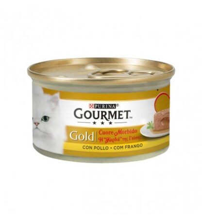 PURINA GOURMET GOLD GATTO CUORE MORBIDO DI POLLO DA 85 GR IN LATTINA