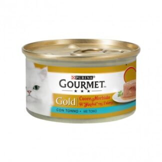 PURINA GOURMET GOLD GATTO CUORE MORBIDO DI TONNO DA 85 GR IN LATTINA